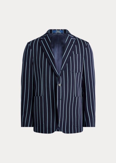 Blazer Polo Ralph Lauren Striped Wool Homem 42038-LRUF